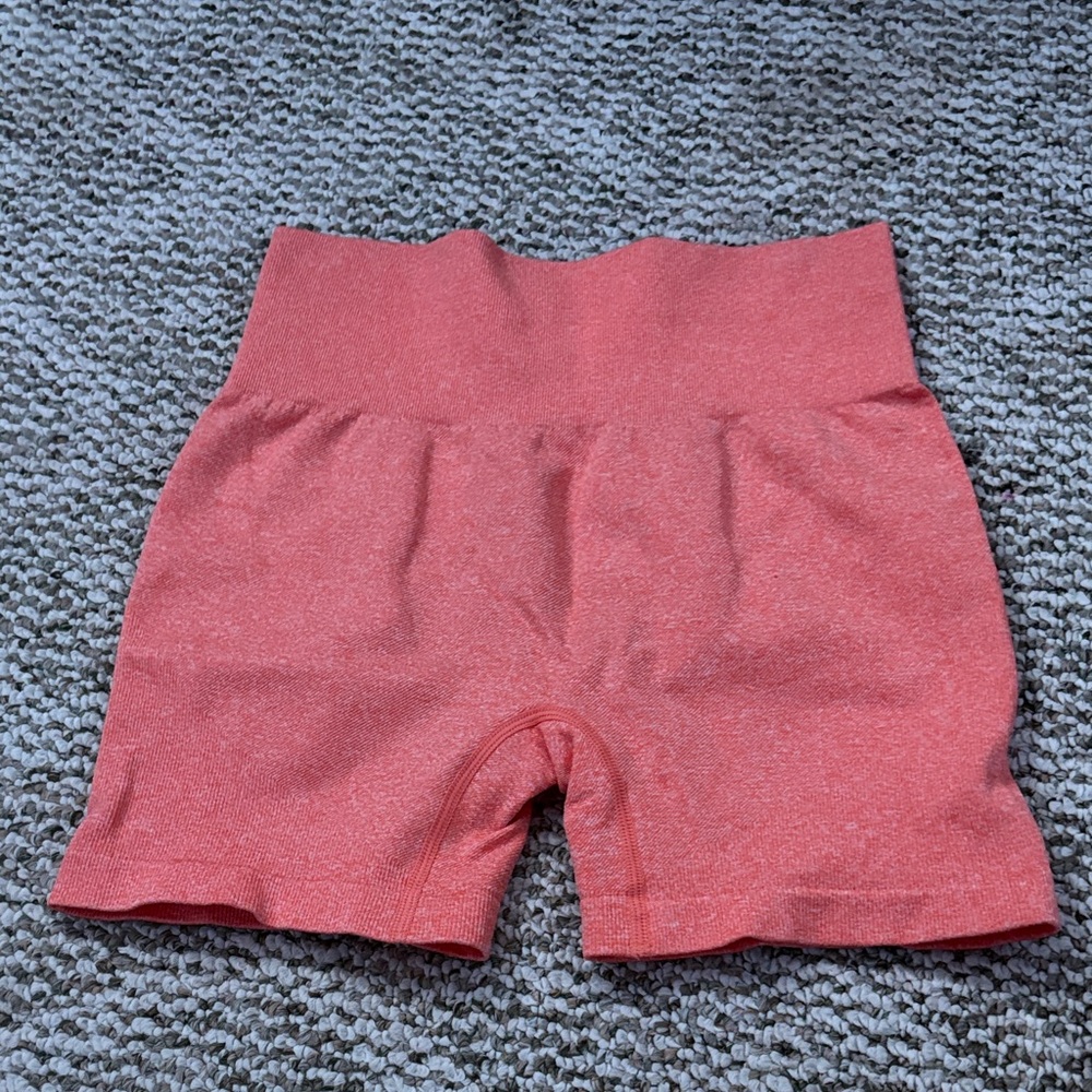 Women's Pink High-Waisted Shorts